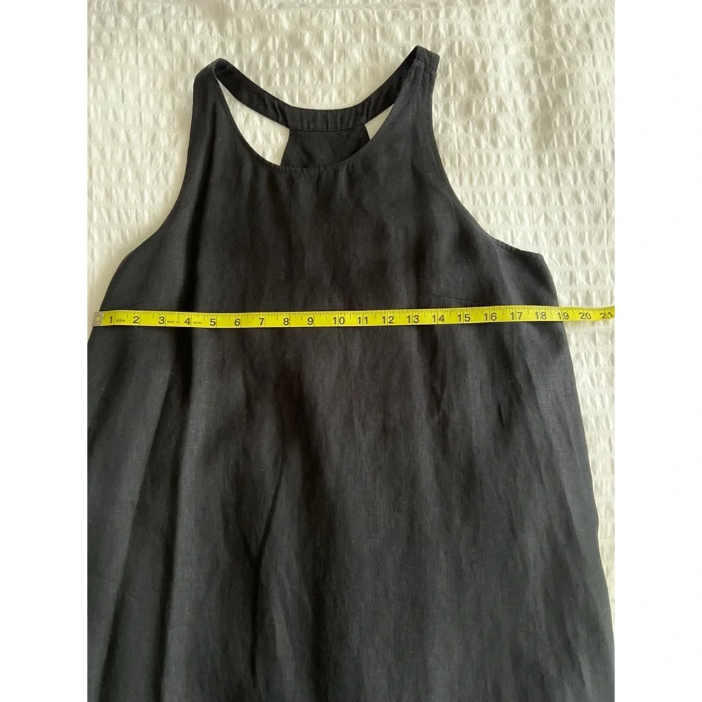 Banana Republic Linen Black Dress - Picture 3 of 6